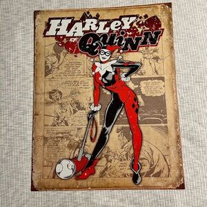 Harley Quinn Suicide Squad Superhero DC Comic Retro Wall‎ Decor Metal Sign